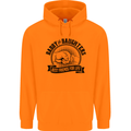 Daddy & Daughters Best Friends Father's Day Childrens Kids Hoodie Orange