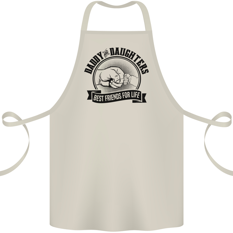 Daddy & Daughters Best Friends Father's Day Cotton Apron 100% Organic Natural