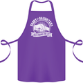 Daddy & Daughters Best Friends Father's Day Cotton Apron 100% Organic Purple