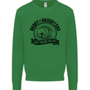 Daddy & Daughters Best Friends Father's Day Kids Sweatshirt Jumper Irish Green