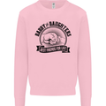 Daddy & Daughters Best Friends Father's Day Kids Sweatshirt Jumper Light Pink