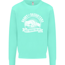 Daddy & Daughters Best Friends Father's Day Kids Sweatshirt Jumper Peppermint