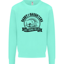 Daddy & Daughters Best Friends Father's Day Kids Sweatshirt Jumper Peppermint