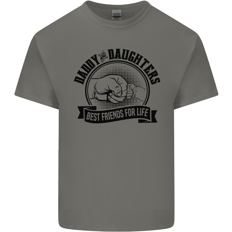 Daddy & Daughters Best Friends Father's Day Kids T-Shirt Childrens Charcoal