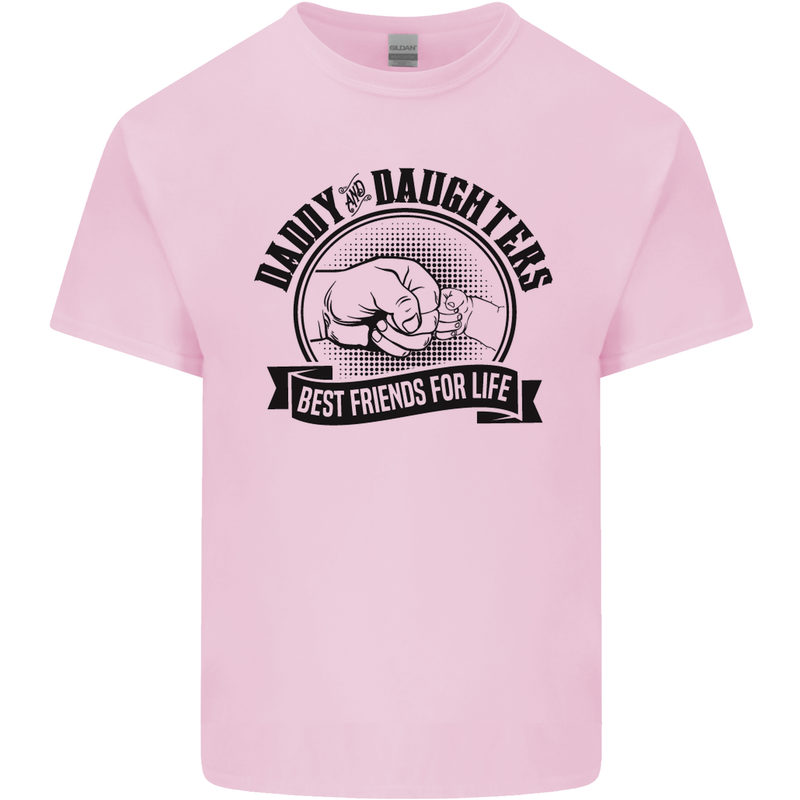 Daddy & Daughters Best Friends Father's Day Kids T-Shirt Childrens Light Pink