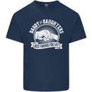 Daddy & Daughters Best Friends Father's Day Kids T-Shirt Childrens Navy Blue