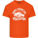 Daddy & Daughters Best Friends Father's Day Kids T-Shirt Childrens Orange
