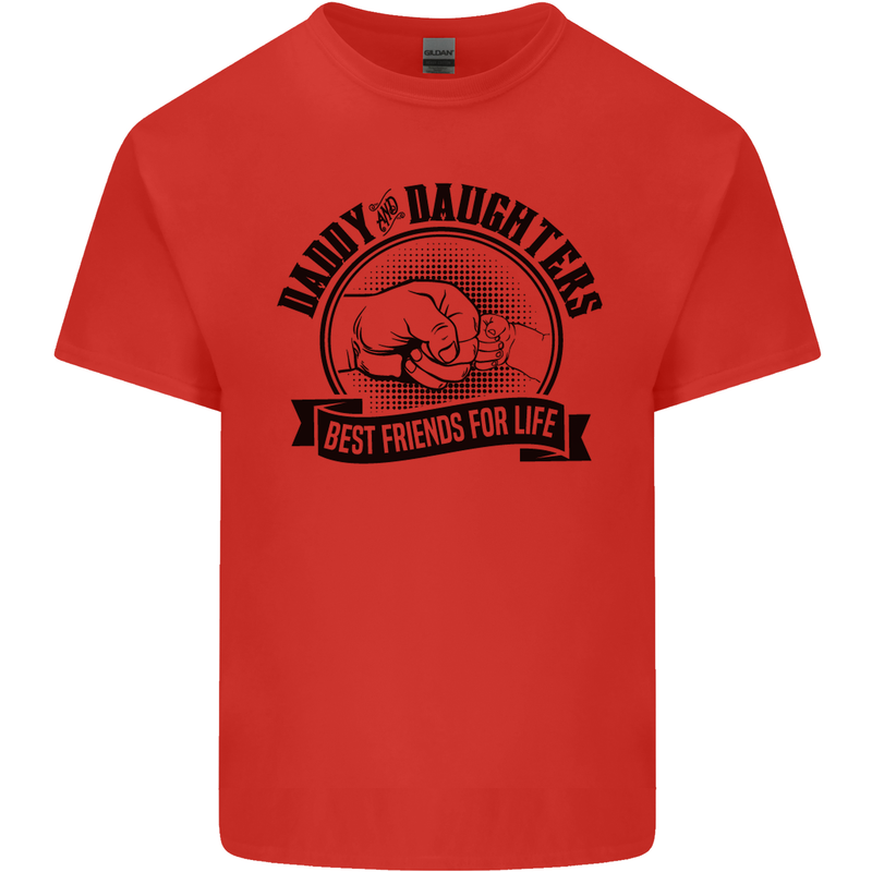 Daddy & Daughters Best Friends Father's Day Kids T-Shirt Childrens Red