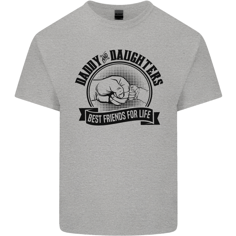 Daddy & Daughters Best Friends Father's Day Kids T-Shirt Childrens Sports Grey