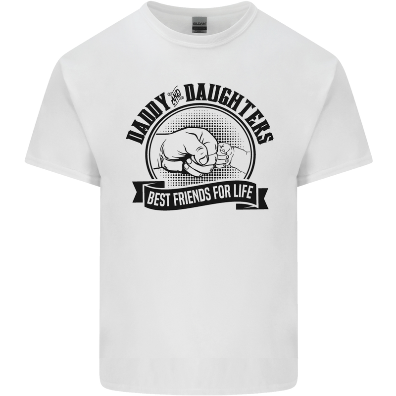 Daddy & Daughters Best Friends Father's Day Kids T-Shirt Childrens White