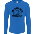 Daddy & Daughters Best Friends Father's Day Mens Long Sleeve T-Shirt Royal Blue