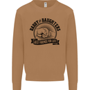 Daddy & Daughters Best Friends Father's Day Mens Sweatshirt Jumper Caramel Latte