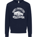 Daddy & Daughters Best Friends Father's Day Mens Sweatshirt Jumper Navy Blue
