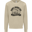 Daddy & Daughters Best Friends Father's Day Mens Sweatshirt Jumper Sand