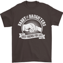 Daddy & Daughters Best Friends Father's Day Mens T-Shirt Cotton Gildan Dark Chocolate