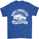 Daddy & Daughters Best Friends Father's Day Mens T-Shirt Cotton Gildan Royal Blue