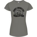 Daddy & Daughters Best Friends Father's Day Womens Petite Cut T-Shirt Charcoal