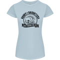 Daddy & Daughters Best Friends Father's Day Womens Petite Cut T-Shirt Light Blue