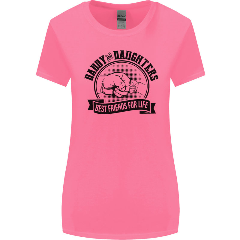 Daddy & Daughters Best Friends Father's Day Womens Wider Cut T-Shirt Azalea