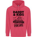 Daddy & Kids Best Friends Father's Day Childrens Kids Hoodie Heliconia