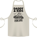 Daddy & Kids Best Friends Father's Day Cotton Apron 100% Organic Natural