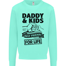 Daddy & Kids Best Friends Father's Day Kids Sweatshirt Jumper Peppermint