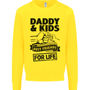 Daddy & Kids Best Friends Father's Day Kids Sweatshirt Jumper Yellow