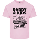 Daddy & Kids Best Friends Father's Day Kids T-Shirt Childrens Light Pink