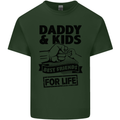 Daddy & Kids Best Friends Father's Day Mens Cotton T-Shirt Tee Top Forest Green