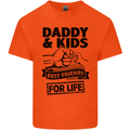 Daddy & Kids Best Friends Father's Day Mens Cotton T-Shirt Tee Top Orange