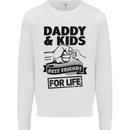 Daddy & Kids Best Friends Father's Day Mens Sweatshirt Jumper White