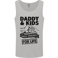 Daddy & Kids Best Friends Father's Day Mens Vest Tank Top Sports Grey