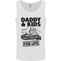 Daddy & Kids Best Friends Father's Day Mens Vest Tank Top White
