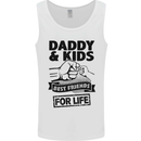 Daddy & Kids Best Friends Father's Day Mens Vest Tank Top White