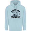 Daddy & Son Best FriendsFather's Day Childrens Kids Hoodie Light Blue