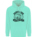Daddy & Son Best FriendsFather's Day Childrens Kids Hoodie Peppermint