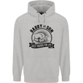 Daddy & Son Best FriendsFather's Day Childrens Kids Hoodie Sports Grey