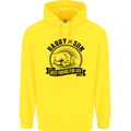 Daddy & Son Best FriendsFather's Day Childrens Kids Hoodie Yellow