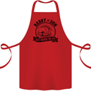 Daddy & Son Best FriendsFather's Day Cotton Apron 100% Organic Red