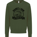 Daddy & Son Best FriendsFather's Day Kids Sweatshirt Jumper Forest Green