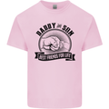 Daddy & Son Best FriendsFather's Day Kids T-Shirt Childrens Light Pink