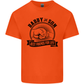 Daddy & Son Best FriendsFather's Day Kids T-Shirt Childrens Orange