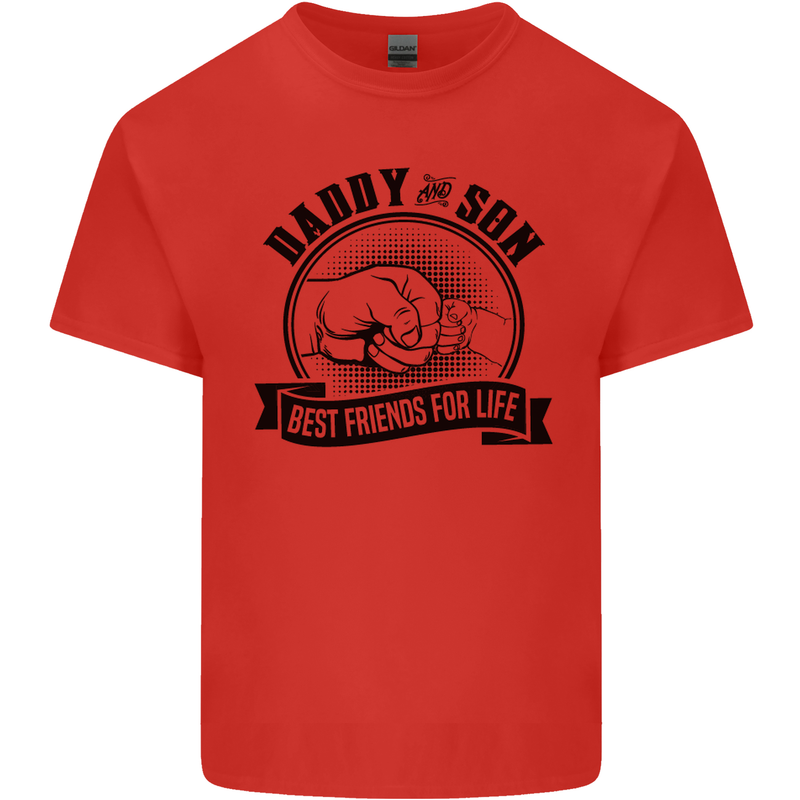 Daddy & Son Best FriendsFather's Day Kids T-Shirt Childrens Red