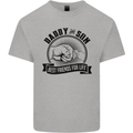 Daddy & Son Best FriendsFather's Day Kids T-Shirt Childrens Sports Grey