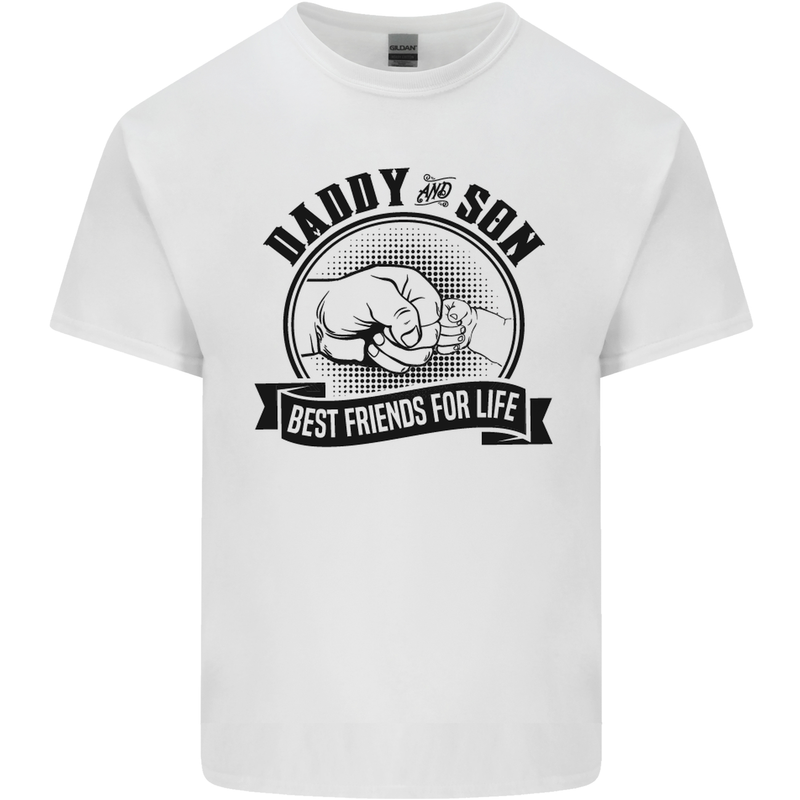Daddy & Son Best FriendsFather's Day Kids T-Shirt Childrens White