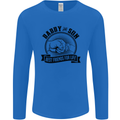 Daddy & Son Best FriendsFather's Day Mens Long Sleeve T-Shirt Royal Blue