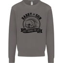 Daddy & Son Best FriendsFather's Day Mens Sweatshirt Jumper Charcoal