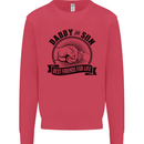 Daddy & Son Best FriendsFather's Day Mens Sweatshirt Jumper Heliconia