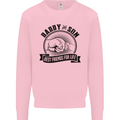 Daddy & Son Best FriendsFather's Day Mens Sweatshirt Jumper Light Pink