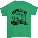 Daddy & Son Best FriendsFather's Day Mens T-Shirt Cotton Gildan Irish Green